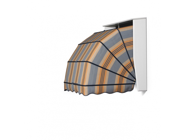 Aluminium markies . De Luxe Kap Meranti - Afbeelding 2